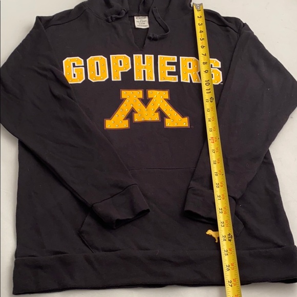 Victoria’s Secret PINK Minnesota Gophers black and gold hoodie XS - Picture 11 of 12
